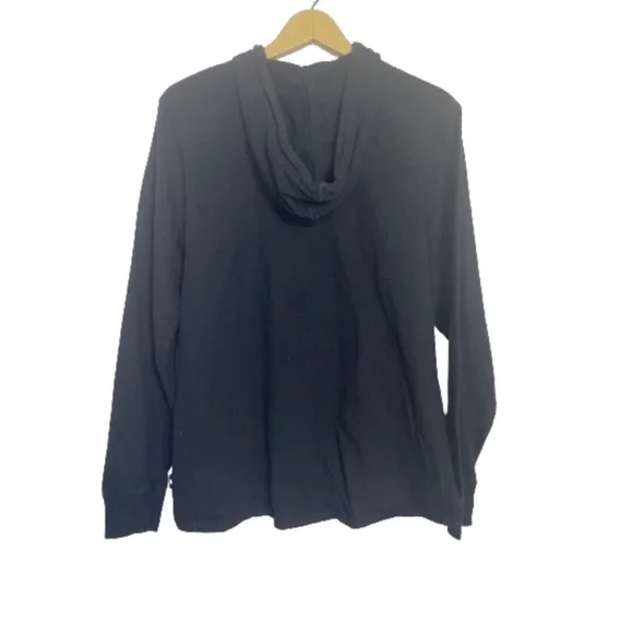 Champion Black Middleweight Hooded Long Sleeve Jersey Men's M - Picture 3 of 10